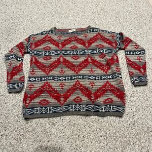 Denim & Supply Ralph Lauren Aztec Sweater Sz XL Southwestern Preppy Trival